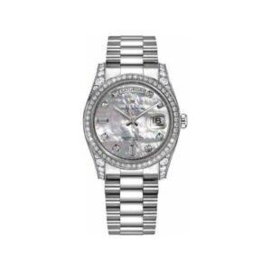 Oysterp Perpetual Day Date 18Kt White Gold 36Mm