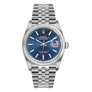 Datejust 126200 BLIJ Blue Index Dial 36Mm Stainless Steel Jubilee Bracelet