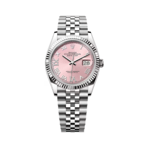 Datejust 126234-0031 Oystersteel-White Gold Pink Dial 36mm