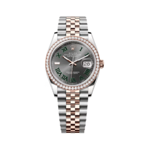 Datejust 126281RBR-0017 Everose Gold Slate Dial 36mm
