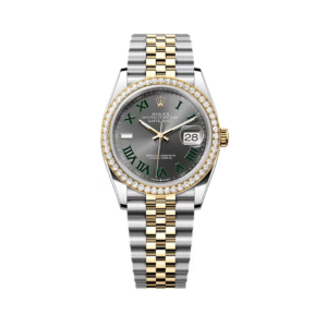 Datejust 126283RBR-0021 Oystersteel-Yellow Gold Slate Dial 36mm