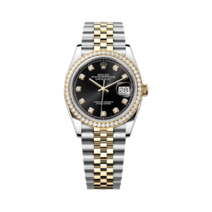 Datejust 126283RBR-0007 Oystersteel And Yellow Gold Bright Black Dial 36mm