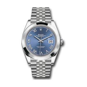Datejust 126300 BLRJ Blue Roman Numerals 41Mm Stainless Steel Jubilee Bracelet