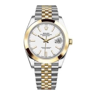 Datejust 126303 Wij 18K Yellow Gold & Oystersteel 41mm White Dial Jubilee Bracelet