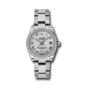 Steel And White Gold Datejust 31Mm Mother-Of-Pearl Ref. 178384