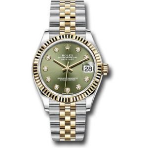 Datejust M278273-0029 Ogdj Olive Green Diamonds