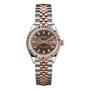 Datejust 279171 Choij Chocolate Index Dial 28Mm 18K Rose Gold And Stainless Steel Jubilee Bracelet