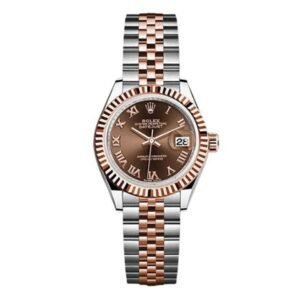 Datejust 279171 CHORJ Steel And Everose Gold Rolesor 28mm Chocolate Roman Dial