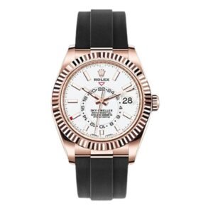 Sky Dweller 326235 Wi Oysterflex Oyster Perpetual White Dial 42Mm