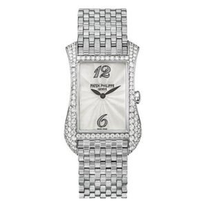 Gondolo Serta 4972/1G-001 18K White Gold Diamond-Set Bezel Mother Of Pearl Dial