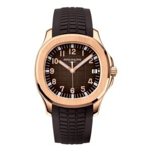 Aquanaut 5167R-001 Brown Dial Arabic Numerals 40Mm 18K Rose Gold
