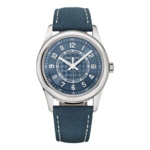 Calatrava 6007A-001 Blue Dial Limited Edition 40Mm Stainless Steel Blue Calfskin Leather Straps