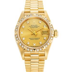 Datejust 26 Diamond Bezel Champagne Diamond Dial ’