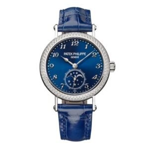 Complications 7121/200G-001 Blue Sunburst Dial Moon Phase Diamond Set Bezel