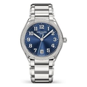 Twenty~4 7300/1200A-001 Blue Sunburst Dial Diamond-Set Bezel 36Mm Stainless Steel