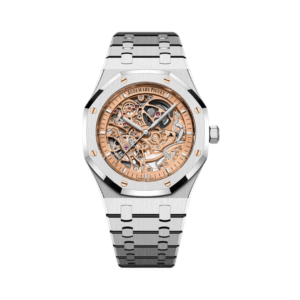 Audemars Piguet Royal Oak 15407ST.OO.1220ST.02 Double Balance Wheel Openworked 41mm Skeleton Dial