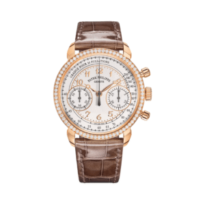 Complications 7150/250R Chronograph 18k Rose Gold Brown Alligator Leather Strap