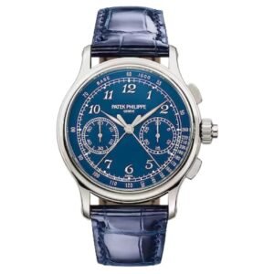 Grand Complications 5370P-011 Split Second Chronograph Blue Leather