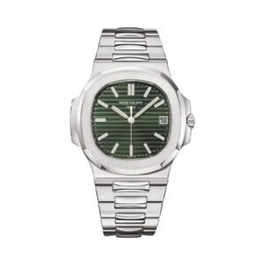 Nautilus 5711/1A-014 Stainless Steel 40mm Sunburst Olive Green Dial