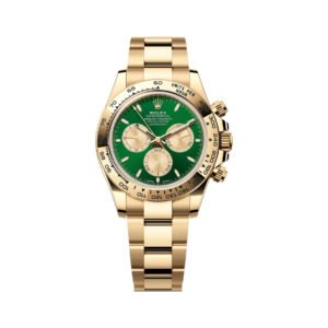 Daytona Yellow Gold Cosmograph John Mayer 2.0 Oyster Perpetual Green Dial 40mm