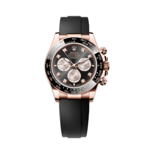 Cosmograph Daytona 126515LN-0004 Rose Gold Black Rubber And Black Diamond Dial