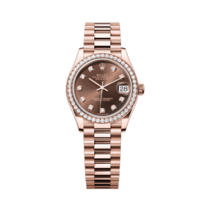 Datejust M278285RBR-0006 President Bracelet 31mm Everose Gold Dial