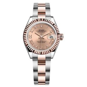Datejust M279171-0026 28Mm Stainless Steel And Everose Gold