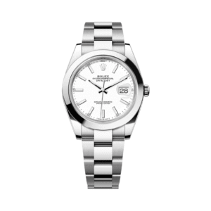 Oyster Perpetual Datejust 126300 WIO White Index Dial 41mm