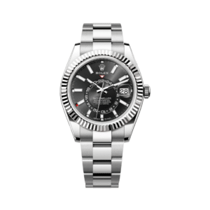Sky Dweller 336934-0007 White Gold Bright Black Dial 42mm
