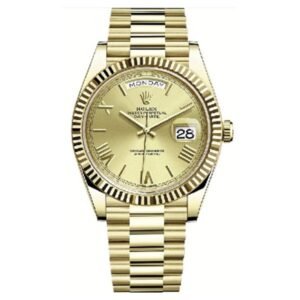 Day Date 18Kt Yellow Gold Champagne Dial 40Mm