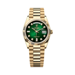 Day-Date 128238-0069 Green Ombre Yellow Gold 36mm