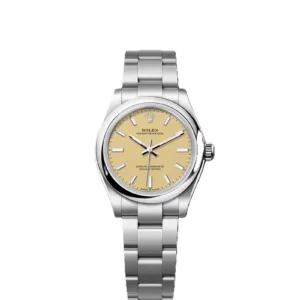 BRAND NEW 277200 OYSTER PERPETUAL 31 WITH A BEIGE DIAL AND AN OYSTER BRACELET 31MM