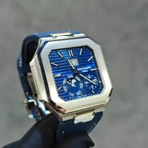 BRAND NEW 5822P-001 5822 BLUE DIAL CUBITUS PLATINUM 45 MM