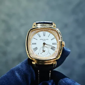 BRAND NEW 7041R 7041 GONDOLO SILVERY DIAL DIAMOND MANUAL WINDING 30 MM