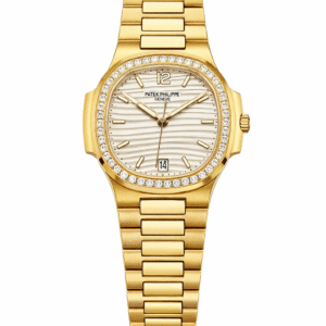 PATEK PHILIPPE NAUTILUS 7118 WHITE DIAL MOISSANITE DIAMOND 35.2MM