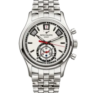 Annual Calendar Chronograph 5960/1A-001 Silver Dial Stee Watch 40.5mm