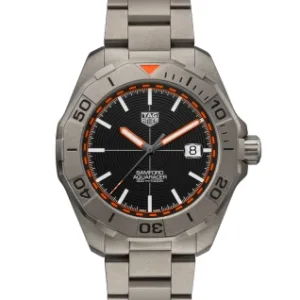 Aquaracer x Bamford Limited Edition Black Dial Calibre 5 Titanium Watch 43mm WAY208F.BF0638