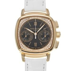 Chronograph 7071R-010 Black Dial Rose Gold Women?s Watch 35x39mm