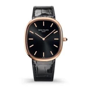 Golden Ellipse 5738R-001 Black Dial Rose Gold Watch 34.5mm