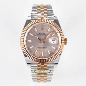 Rolex DateJust 36 SS 126281 VSF 1:1 Best Edition 904L Steel RG Roman Dial on Jubilee Bracelet VS3235