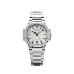 Nautilus 7118 Ladies 3KF 1:1 Best Edition White Dial on SS Bracelet A324 Super Clone