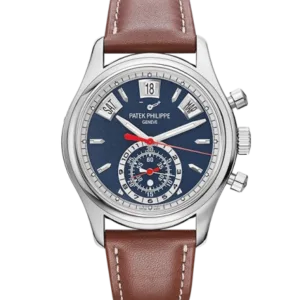 Annual Calendar Chronograph 5960/01G-001 Blue Dial White Gold 40.5mm