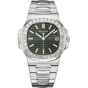 Luxury Integrated Bracelet Sport Watch – Green Dial Stainless Steel