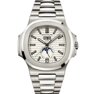 Integrated Steel Luxury Sport Watch – White Dial Premium Design