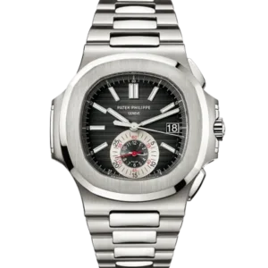 Black Dial Luxury Sport Watch – Stainless Steel Integrated Design