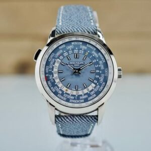 Patek Philippe World Time 5330G-001 Blue Dial White Gold Watch 40mm