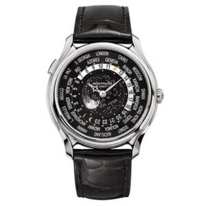 Patek Philippe World Time 5575G-001 White Gold Luxury Watch 40mm