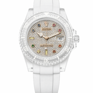 Submariner Phantomlab&Rolex Joint Crystal GRF Rubber Strap VS3135