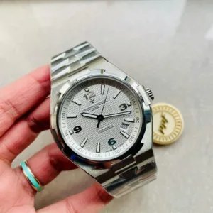 Vacheron Constantin Overseas 47040 SS PPF 1:1 Best Edition White dial on SS Bracelet A1226