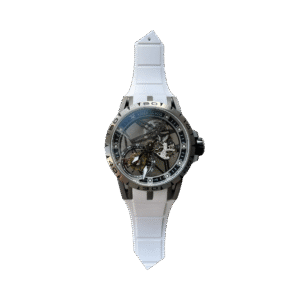 Flying Tourbillon Skeleton Watch – Titanium Bezel Premium Design